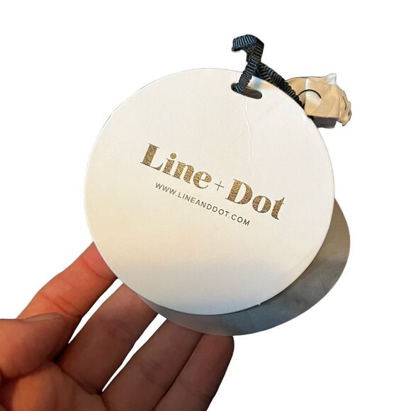 NWT! Line & Dot navy strapless dress. Size large - Picture 3 of 10